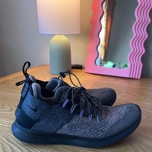 Black Nike training shoe